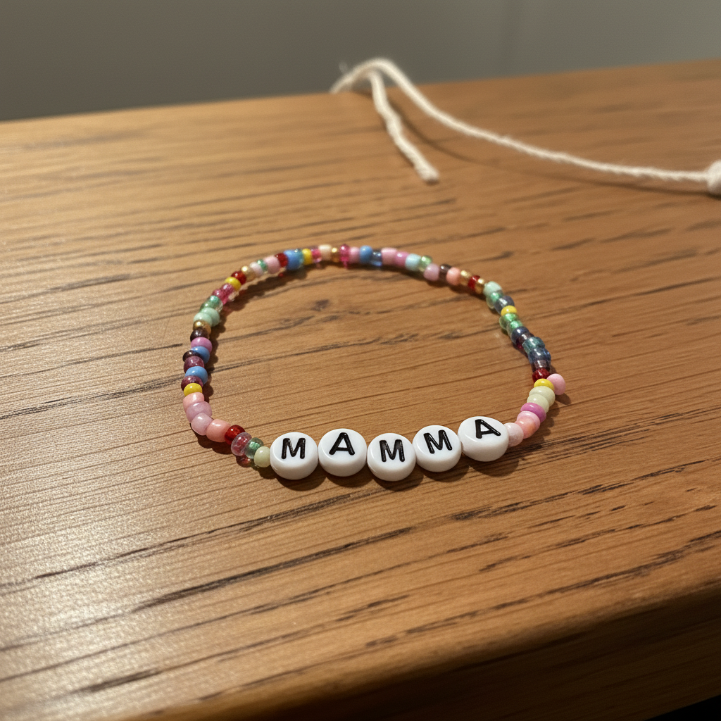 MAMMA Armbånd - Fargerike Perler