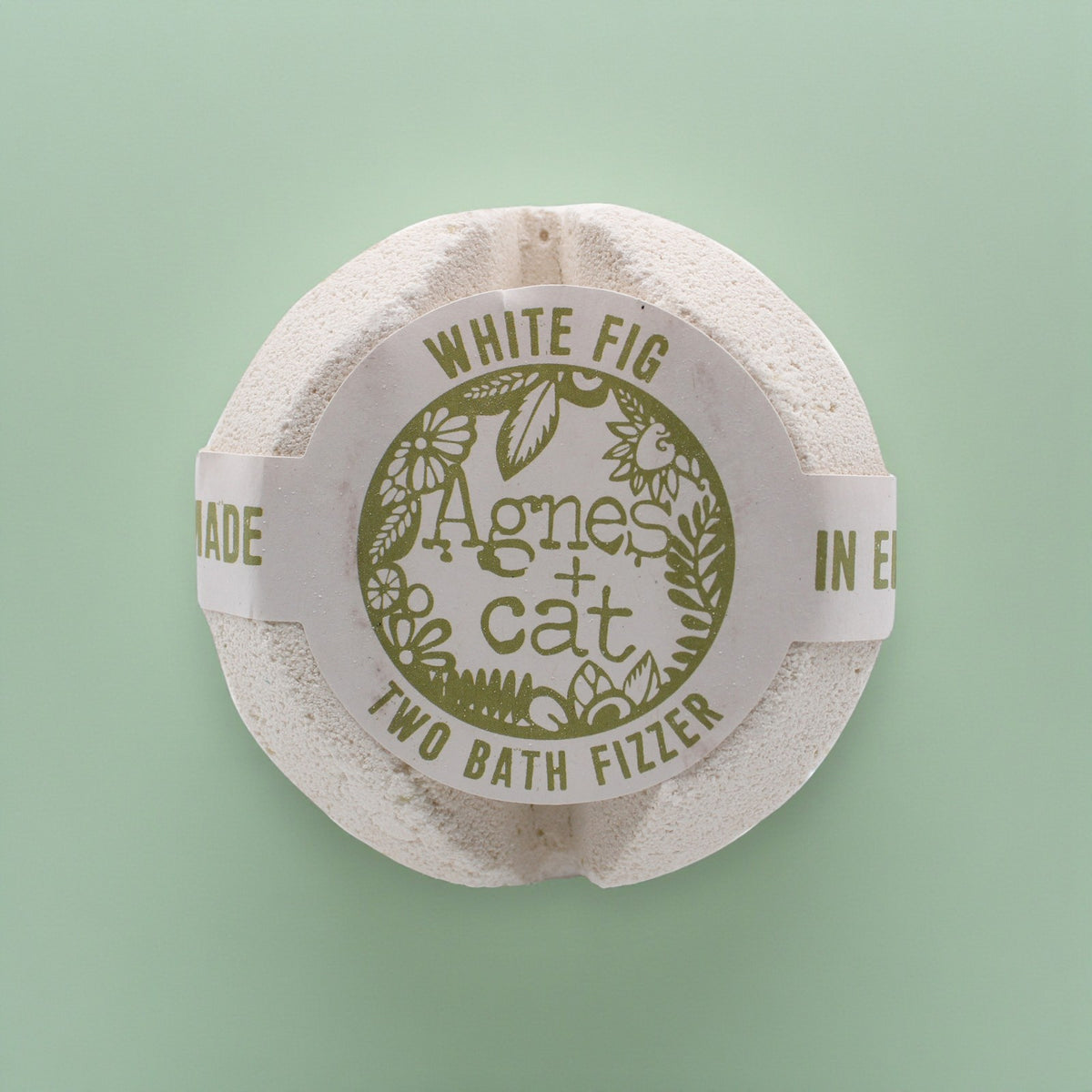 Agnes + Cat badebombe – White Fig