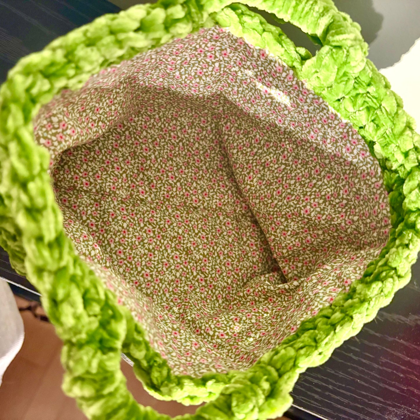 Heklet Veske - Soft Lime