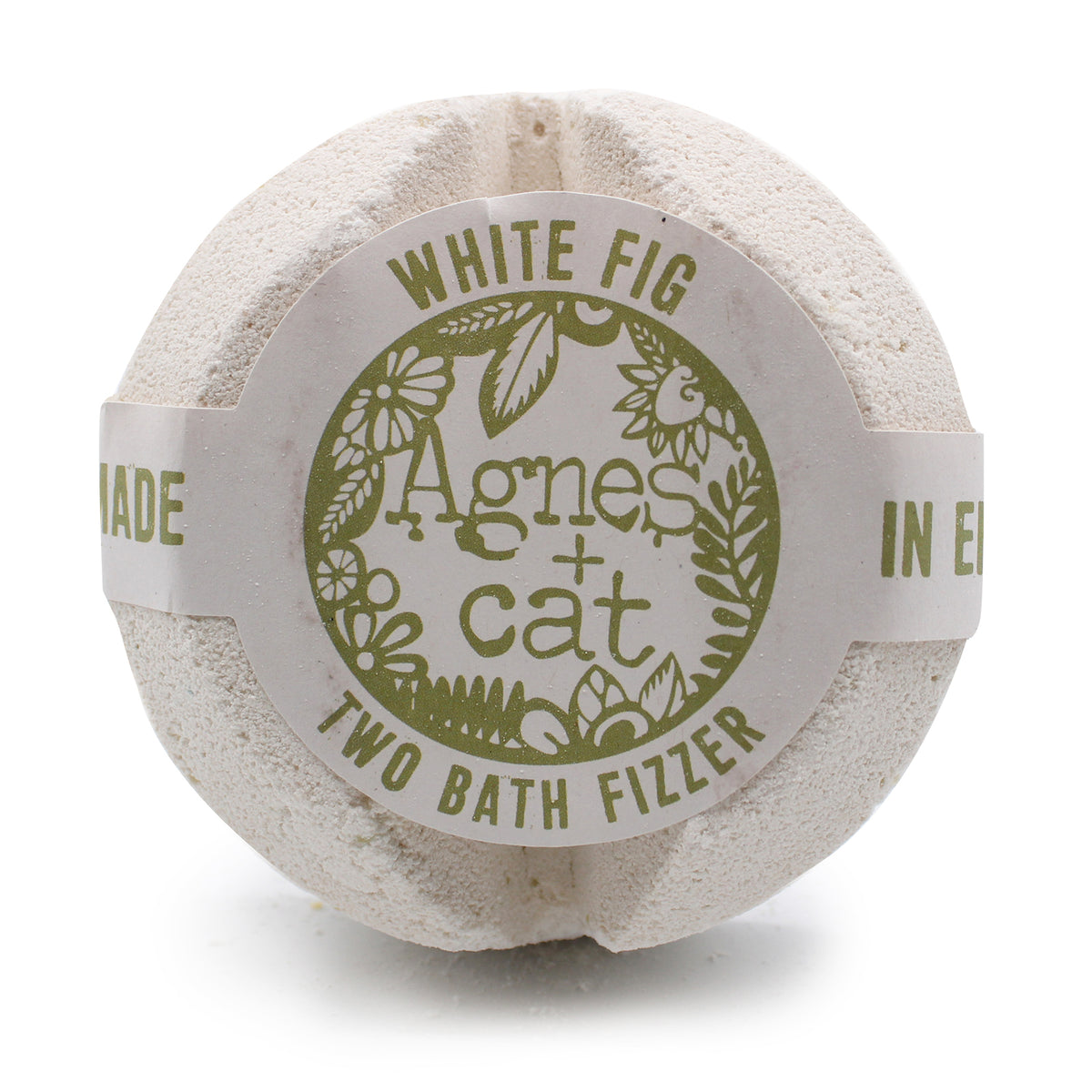 Agnes + Cat badebombe – White Fig