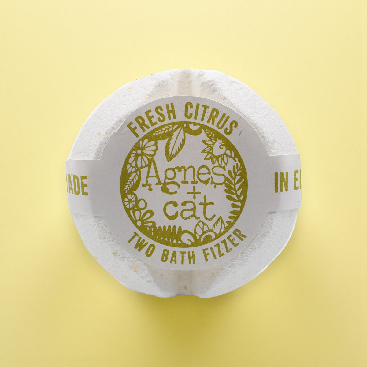 Agnes + Cat badebombe – Fresh Citrus