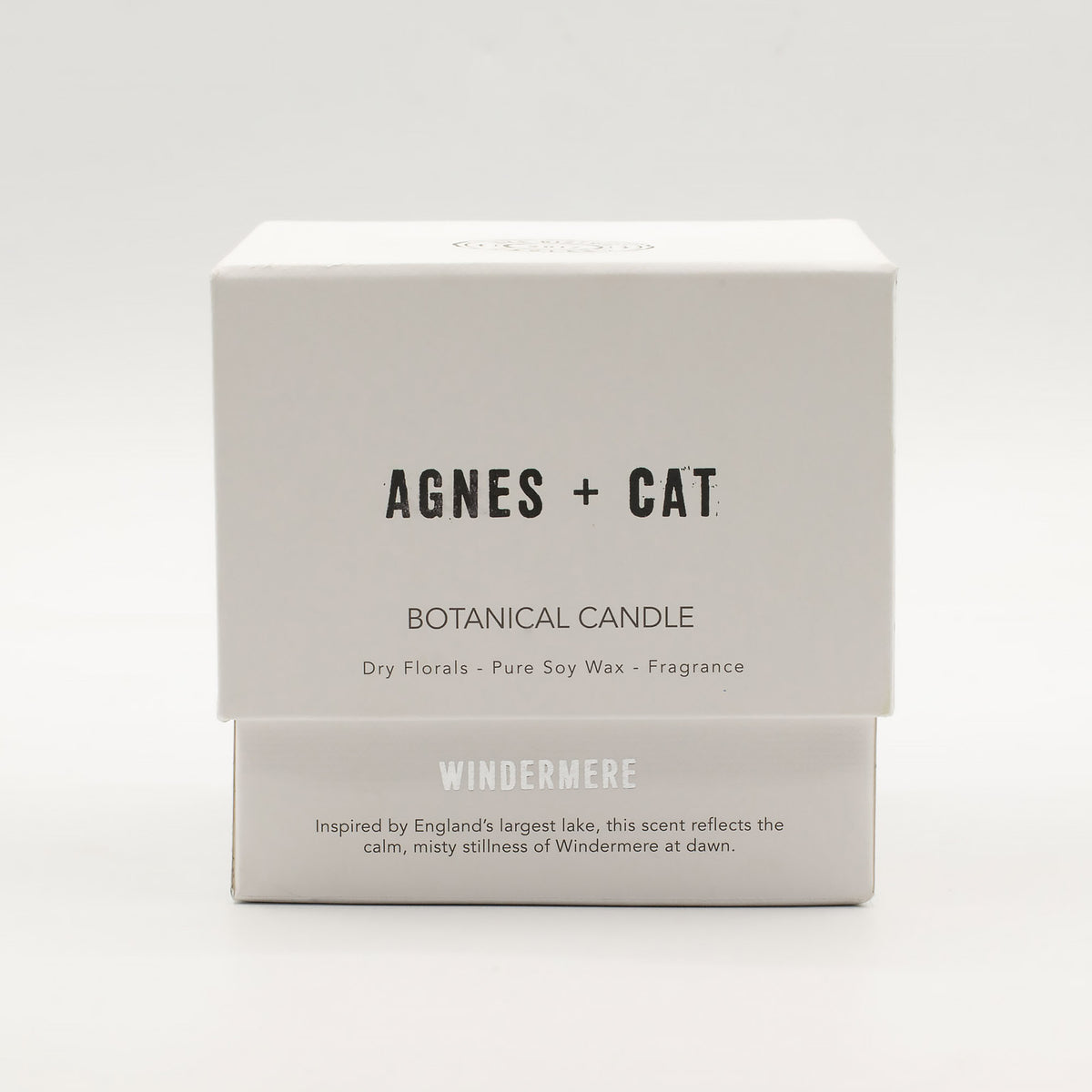 Agnes + Cat botanisk soyalys – Still Waters of Windermere – gaveeske