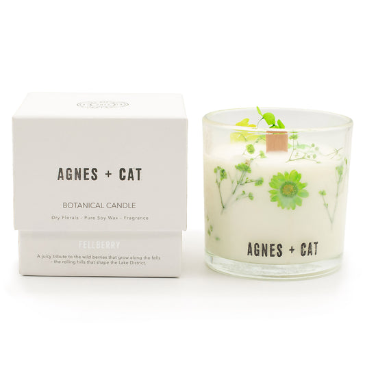 Agnes + Cat botanisk soyalys – Fellberry – lys og gaveeske