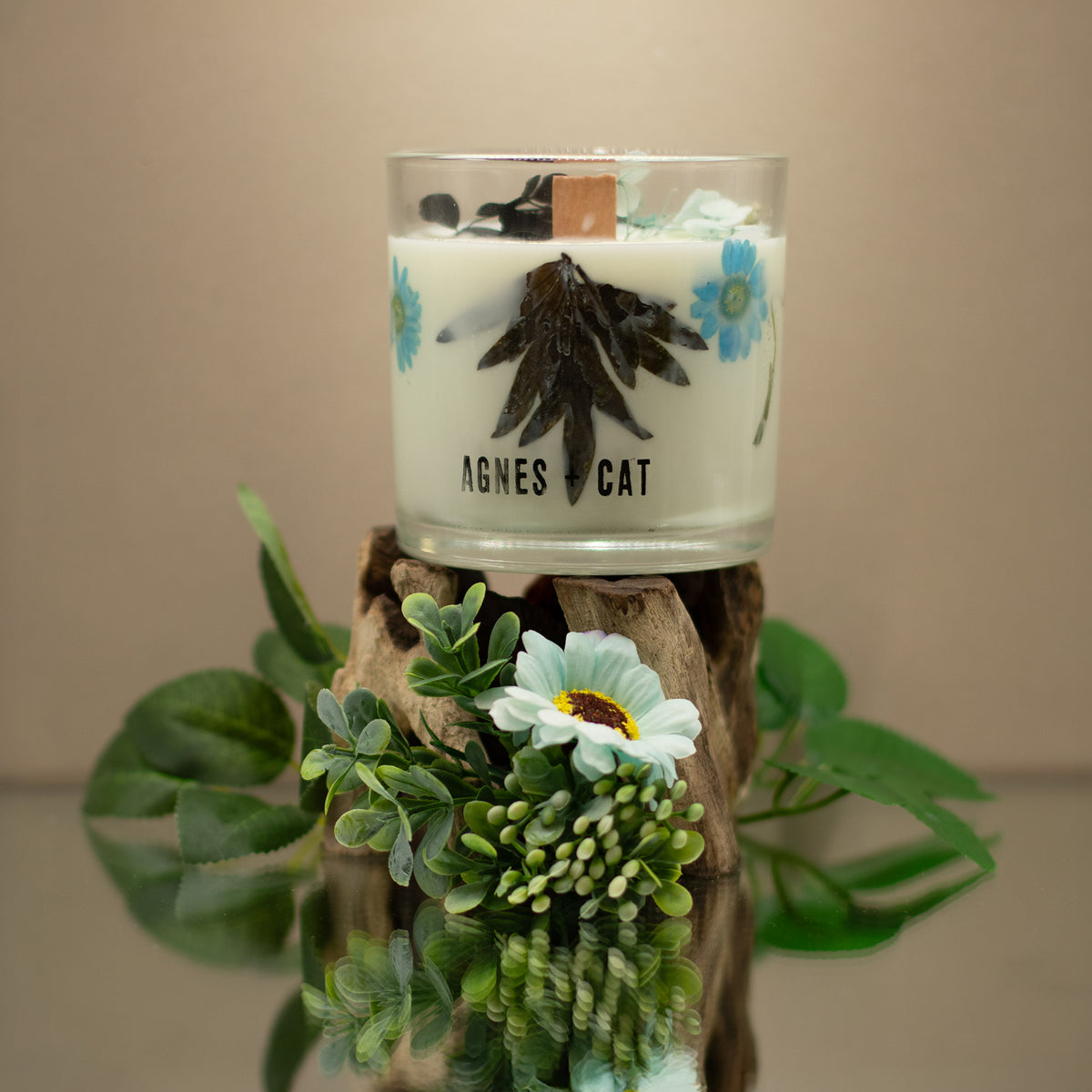 Agnes + Cat botanisk soyalys – Seasalt & Moss – miljøbilde