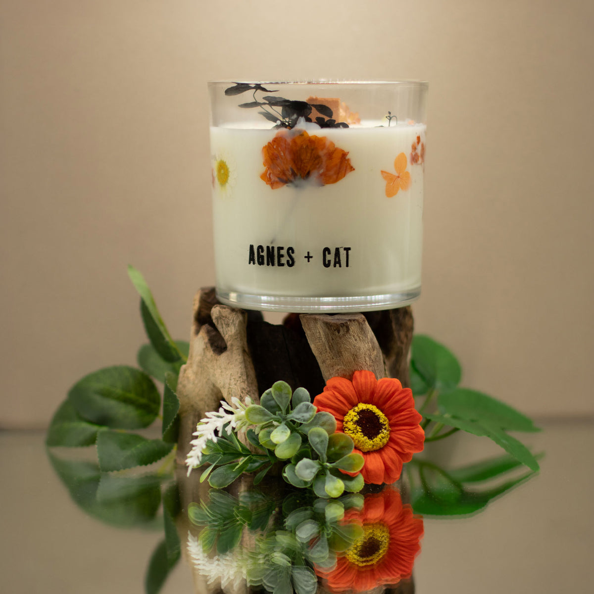 Agnes + Cat botanisk soyalys – Lakeland Mocha – miljøbilde