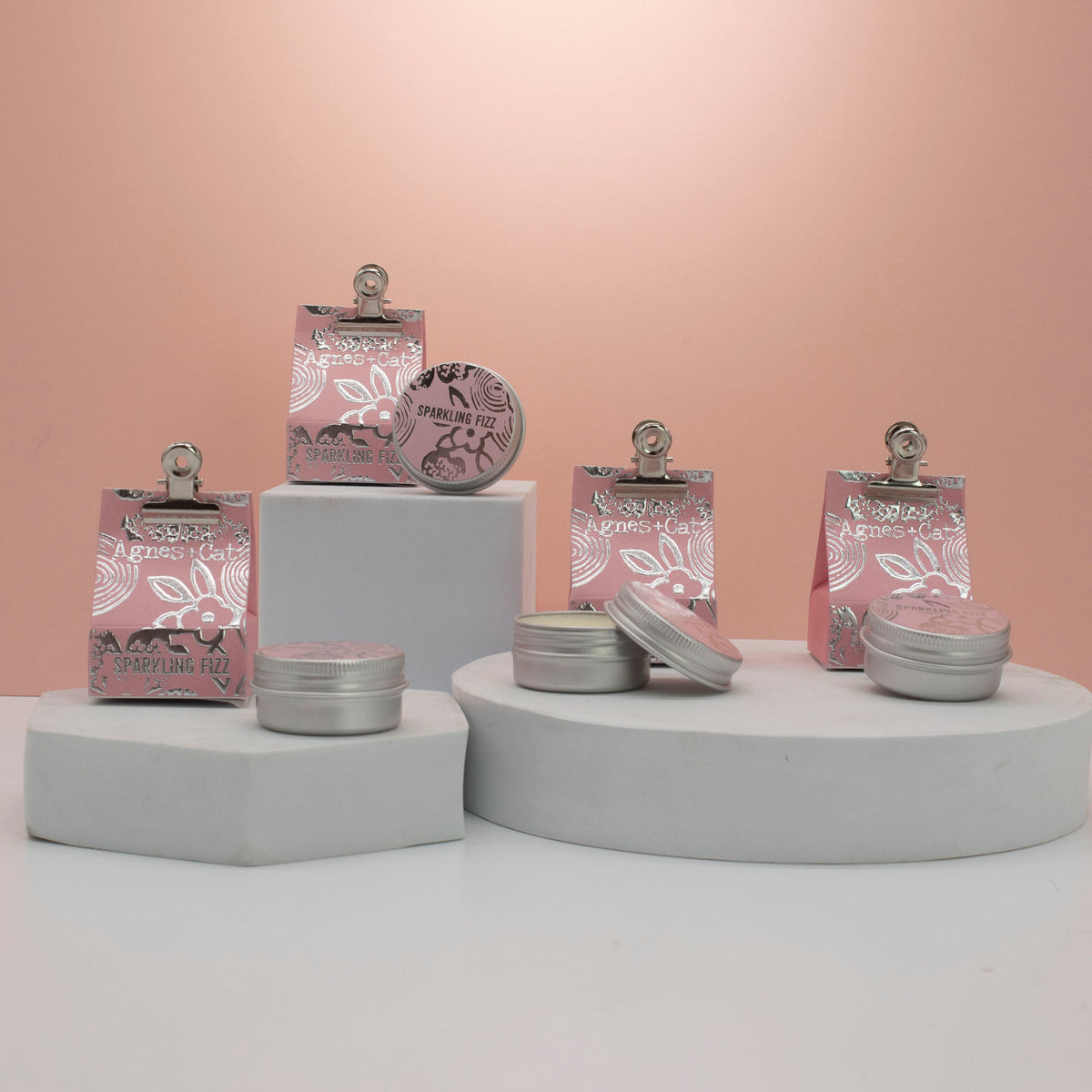 Agnes + Cat leppepomade – Sparkling Fizz – produkt og emballasje