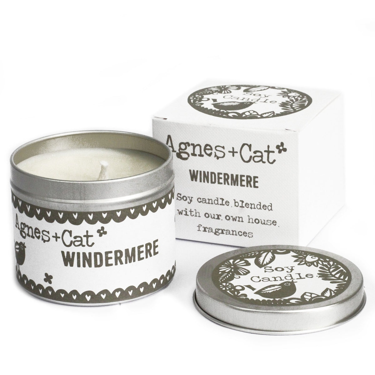 Agnes + Cat duftlys i boks – Windermere